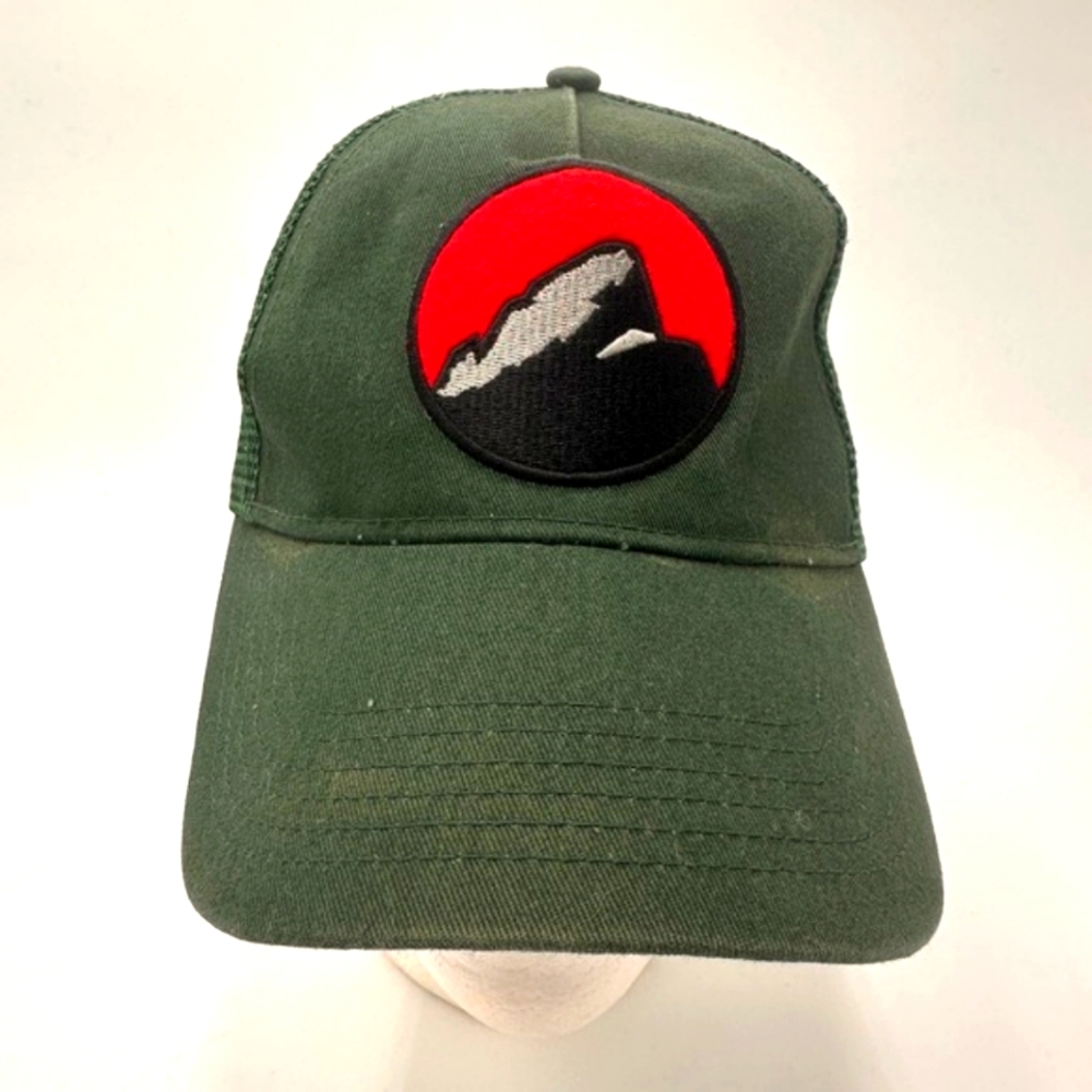 MK Mountain Khaki Green Adjustable Mesh Hat